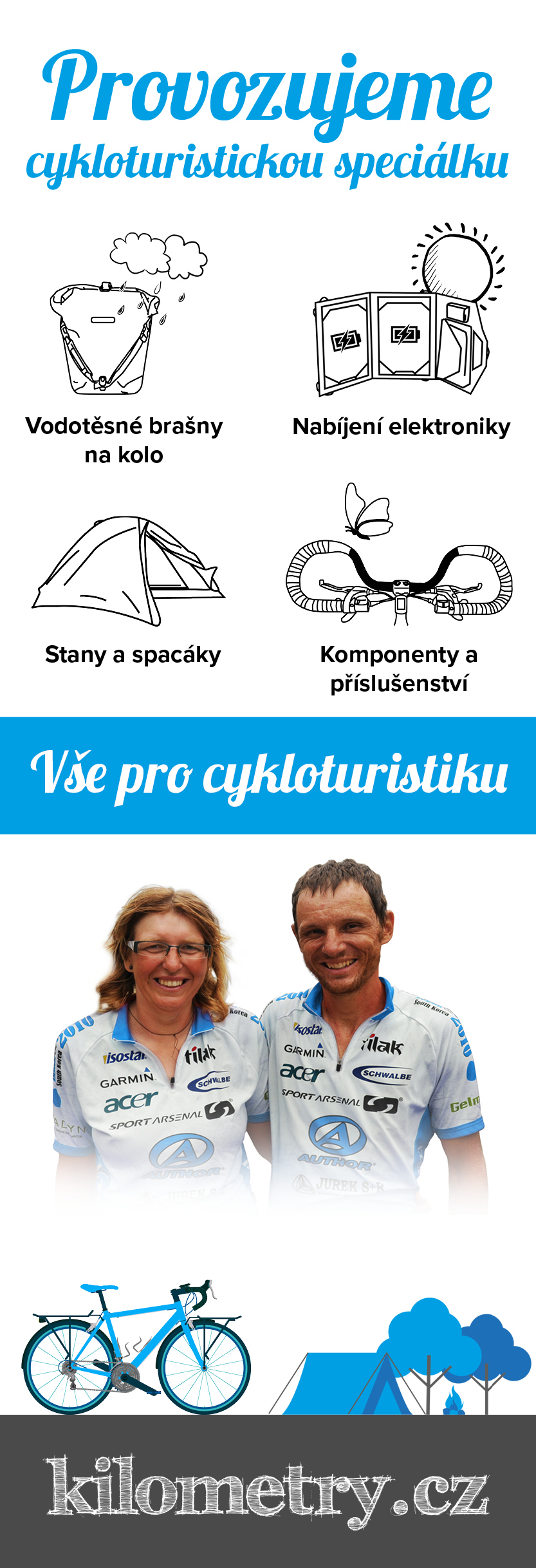 Kilometry.cz - vše pro cykloturistiku a expediční cyklistiku